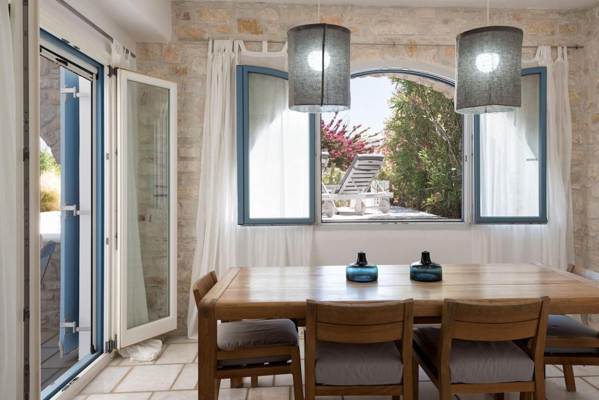 Island Magic - Seaview Villa With Jacuzzi Pool Ambelas Exterior photo